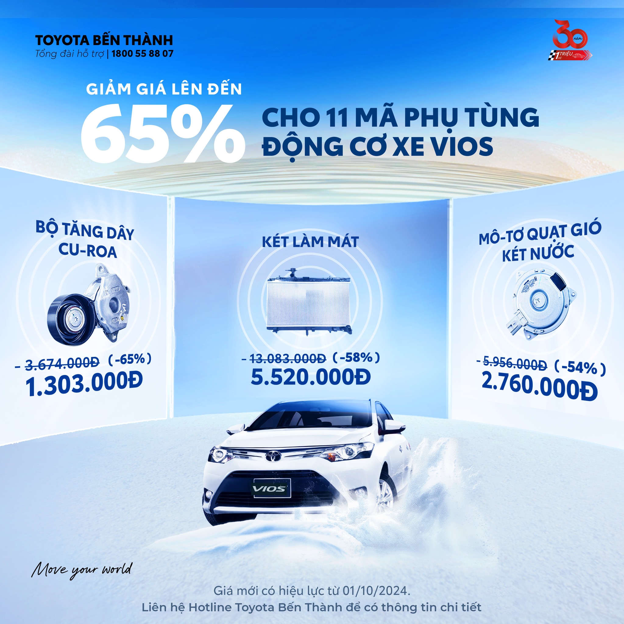 [Phụ tùng chính hãng – Sức mạnh siêu bền]