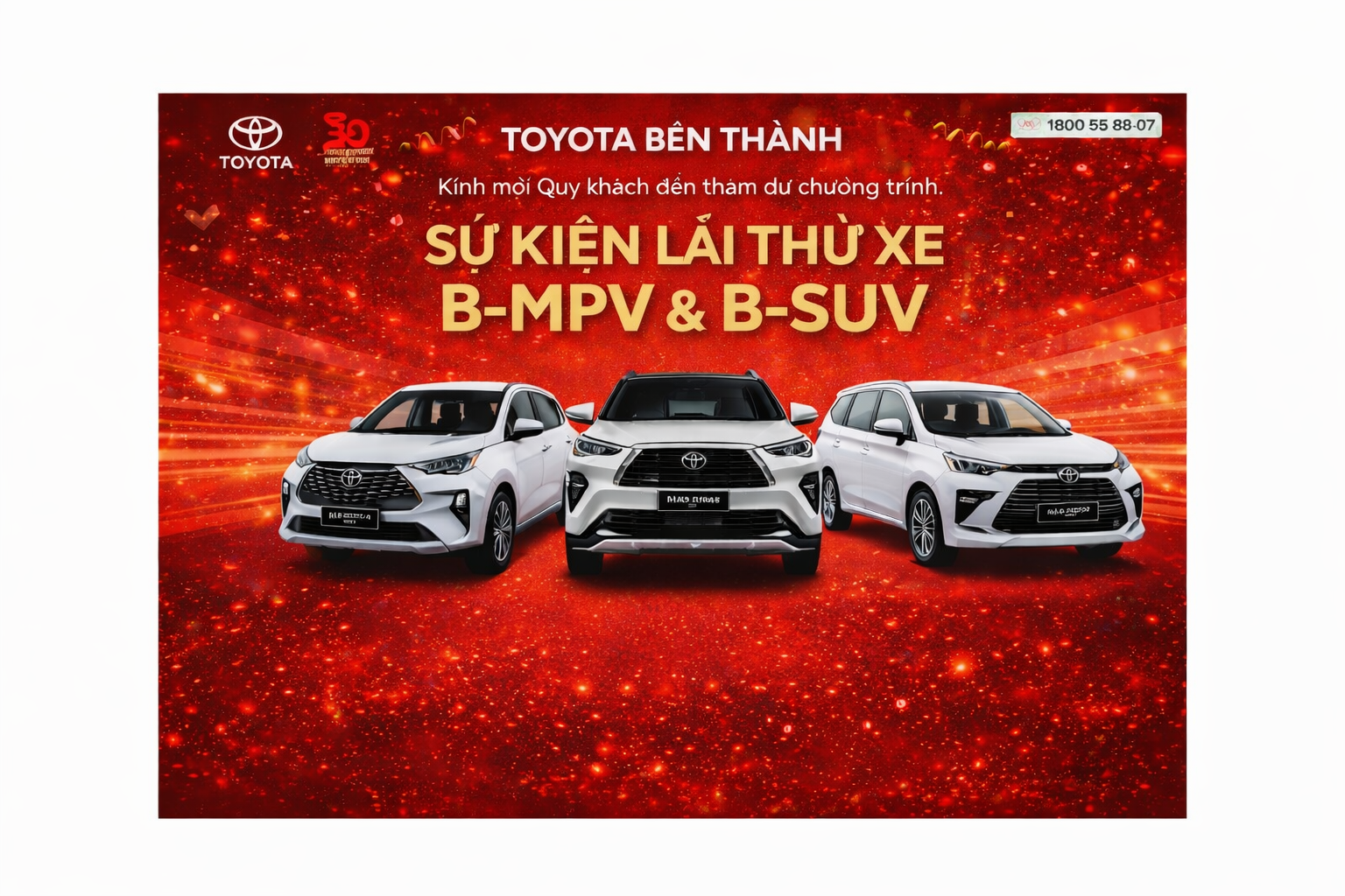 TRẢI NGHIỆM CÁC MẪU XE B-MPV & B-SUV
