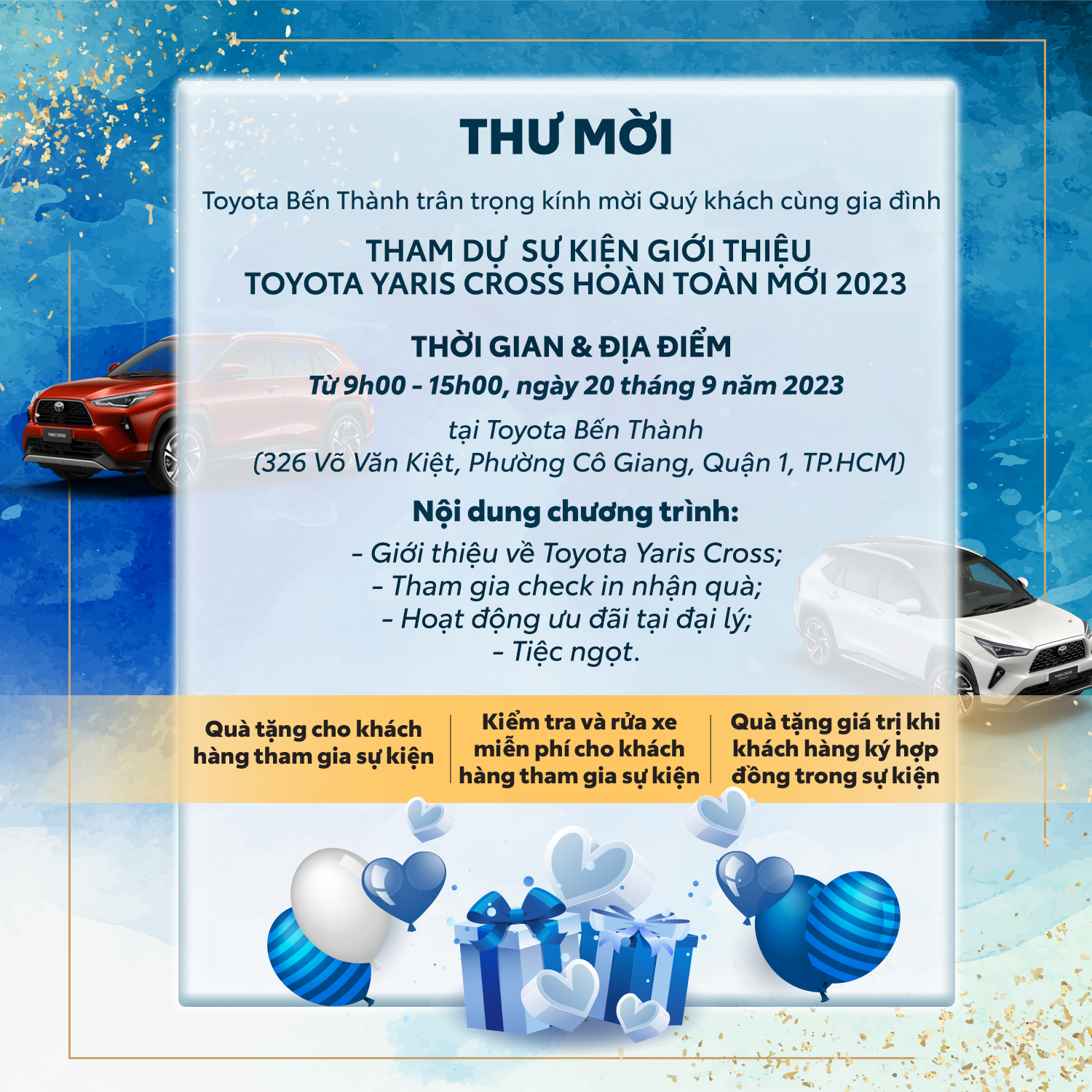 Sự kiện đặc biệt: RA MẮT XE TOYOTA YARIS CROSS 2023