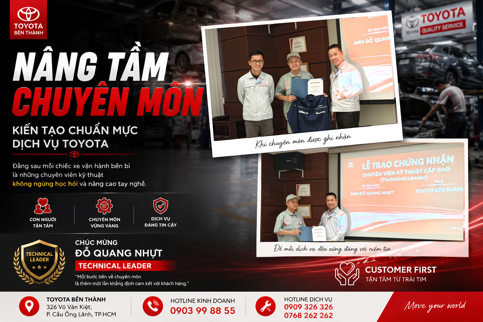NÂNG TẦM CHUYÊN MÔN – KIẾN TẠO CHUẨN MỰC DỊCH VỤ TOYOTA