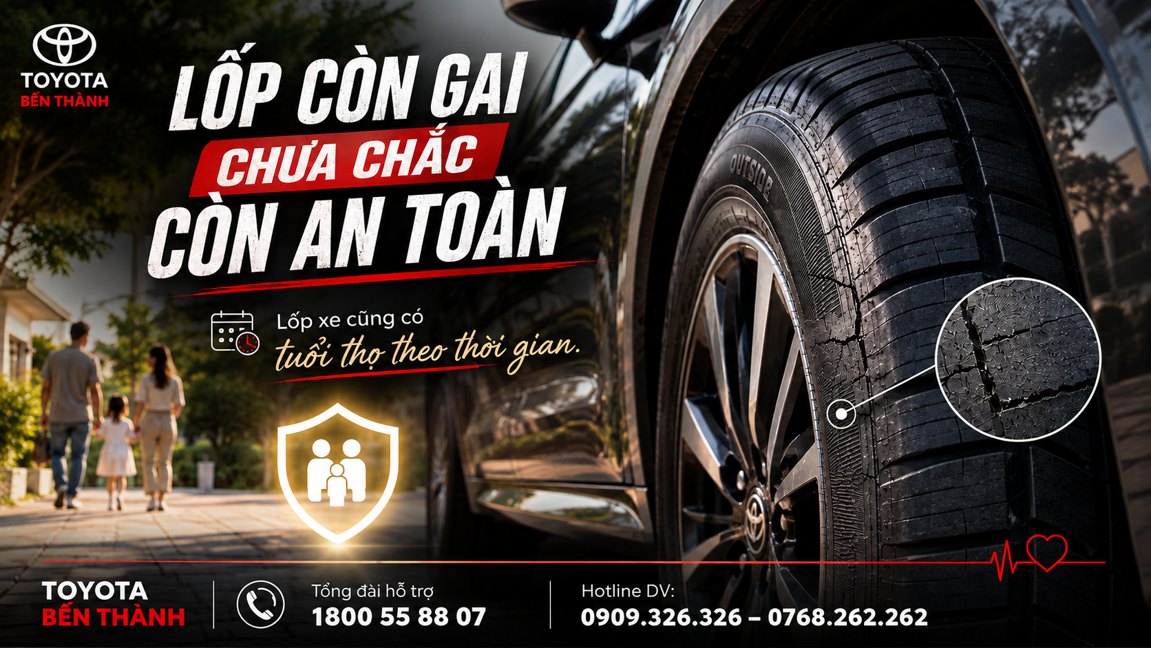 [LỐP CÒN GAI NHƯNG VẪN PHẢI THAY?]