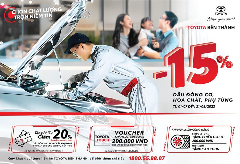 🚗🎉Chương trình Khuyến mại Dịch vụ Tháng 7 và 8/2023🎉🚗