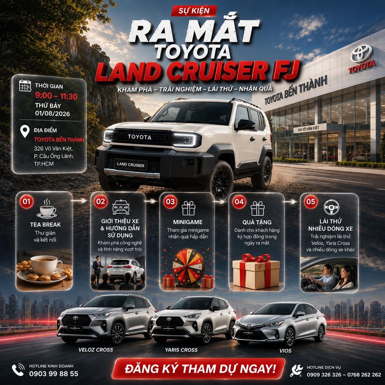 Ra Mắt Land Cruiser FJ tại Toyota Bến Thành