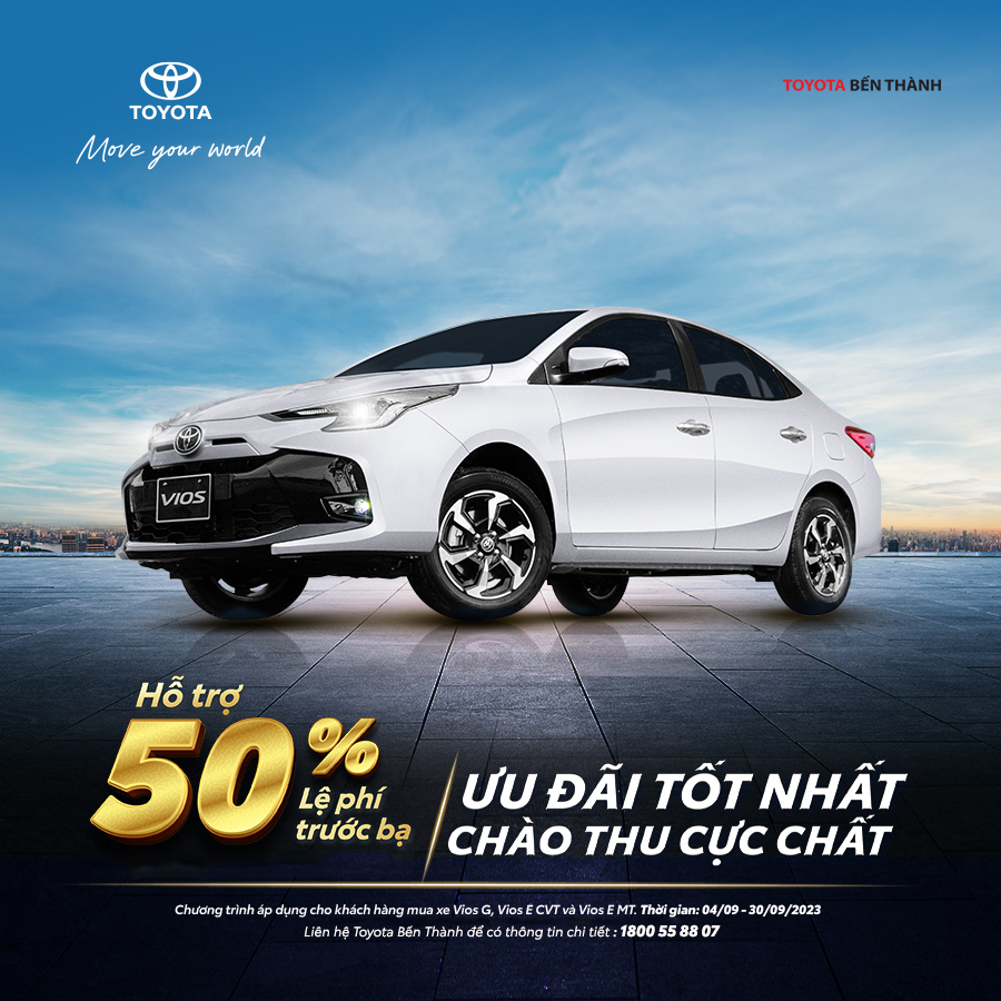 [CHÀO THU THÁNG 9, ĐÓN ƯU ĐÃI CỰC CHẤT CÙNG TOYOTA VIOS 2023]