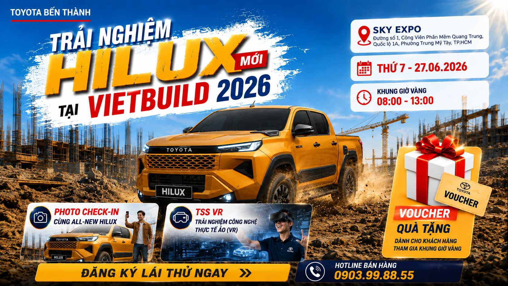 🚨 HILUX MỚI ĐÃ SẴN SÀNG CHINH PHỤC MỌI THỬ THÁCH – CÒN BẠN THÌ SAO?