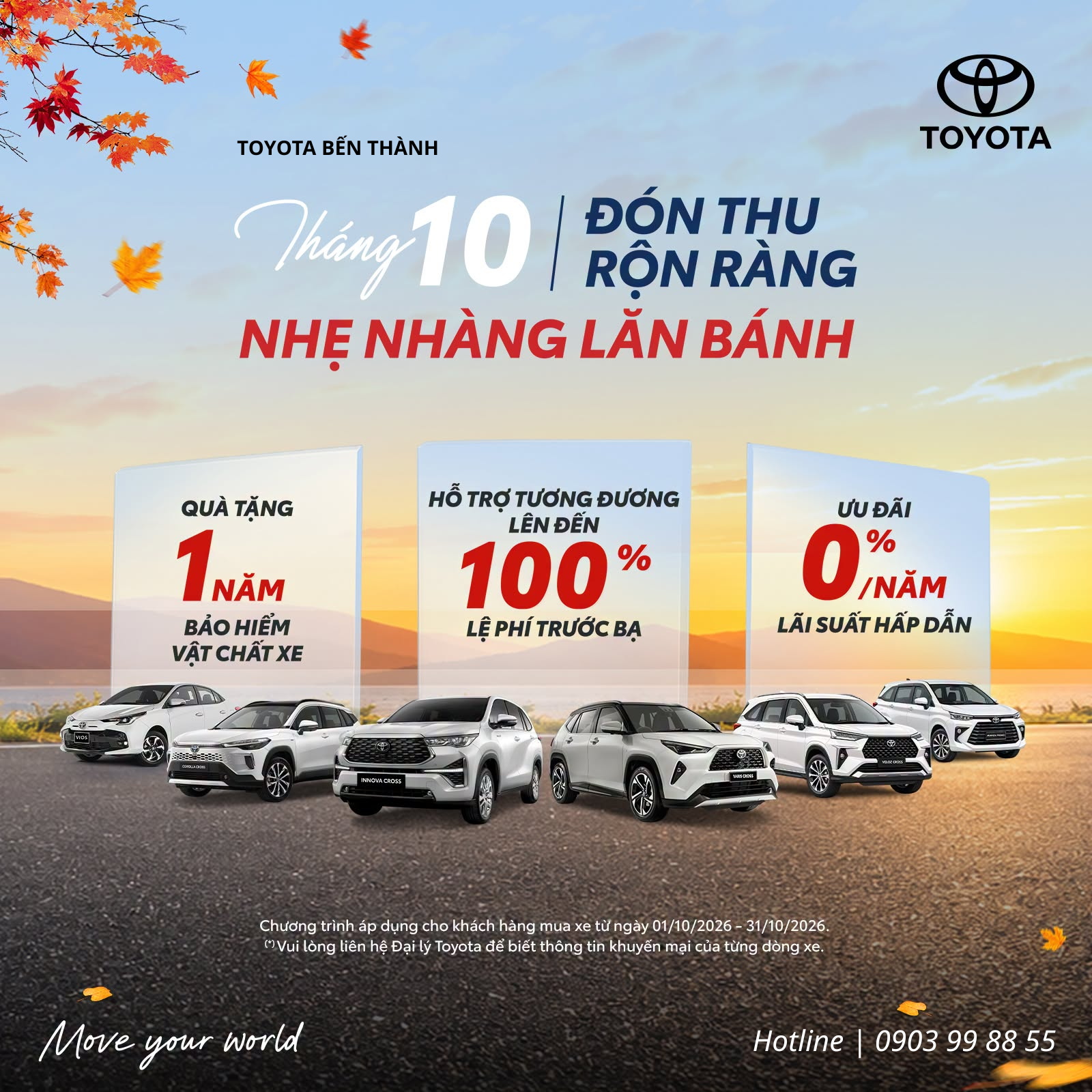 Toyota Bến Thành - Ưu đãi Tháng 10